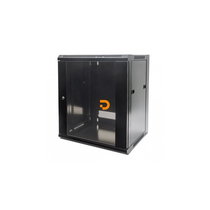 ARMARIO 09U 450X570 INT 19' AÇO PRETO
