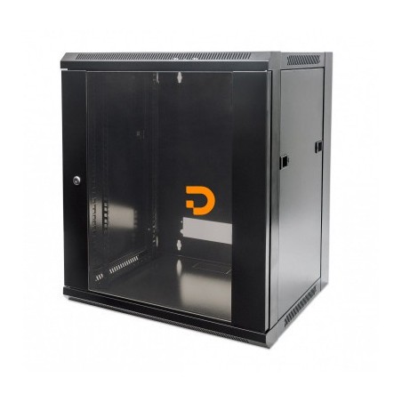 ARMARIO 09U 450X570 INT 19' AÇO PRETO