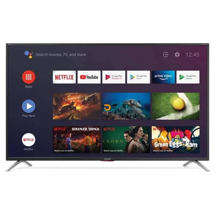 TV LED 55" SHARP 4K ULTRA HD SMART Android TV™
