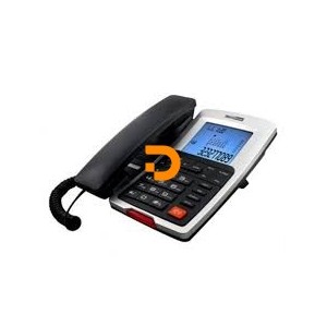 Telefone Fixo Maxcom KXT709 Cinzento