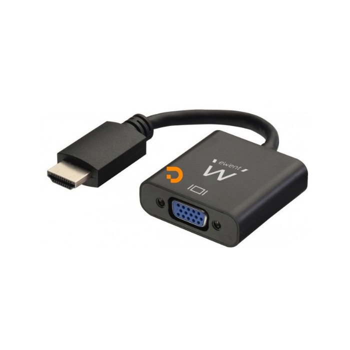 CONVERSOR EWENT HDMI TO VGA C/ AUDIO 0,15M