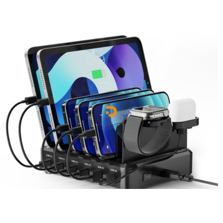 ESTAÇAO CARREGAMENTO EWENT 6XUSB/PORT/TABLET/SMARTPHONE