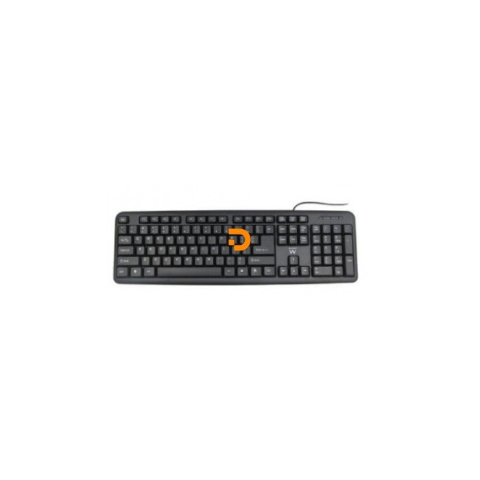 TECLADO EWENT USB PRETO SLIM
