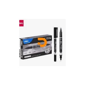 MARCADOR PERMANENTE DE DUAS PONTAS DELI