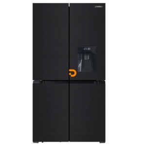 FRIG BERKLAYS 567L 91X193cm NOFROST 4PORTAS DISP.AGUA BLACK INOX