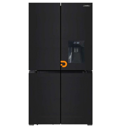 FRIG BERKLAYS 567L 91X193cm NOFROST 4PORTAS DISP.AGUA BLACK INOX