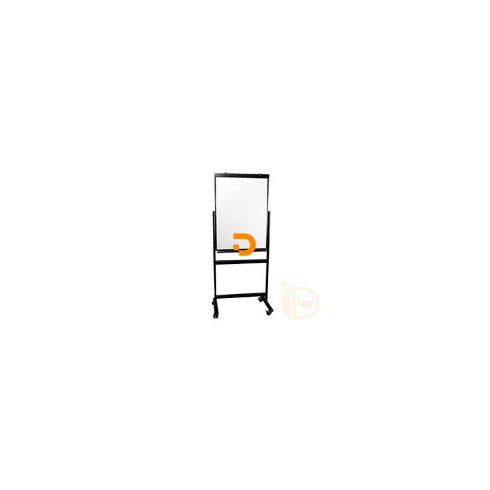Quadro branco Flip Chart C/Rodas Preto