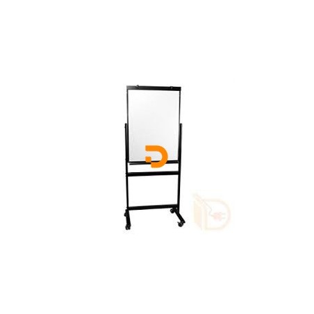 Quadro branco Flip Chart C/Rodas Preto