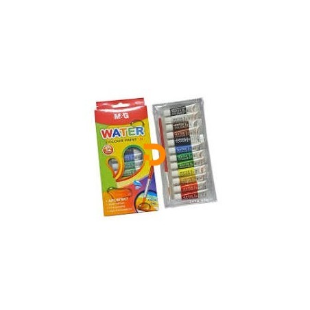 Tinta de Aquarela 5ml 12 Cores
