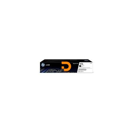 pHP 117A. Rendimento da página de toner preto: 1000 páginas, Cor(es) dos cartuchos de impressão: Preto, Quantidade por conjunto: