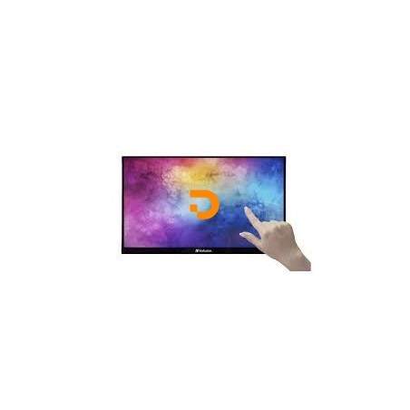 Monitor Portátil Touchscreen Verbatim Metal 1080P PMT-14