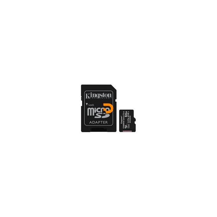 CARTÃO DE MEMORIA MOD  MICRO SD 64GB CL10 100R C/ADAPT KINGSTON