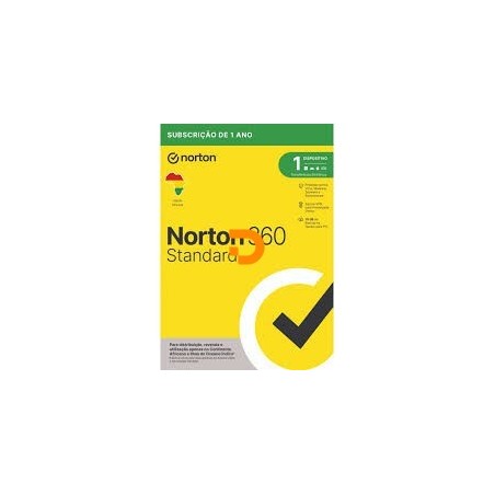 pO Norton 360 Standard proporciona camadas de proteção potentes para o seu dispositivo e privacidade online – tudo numa única so