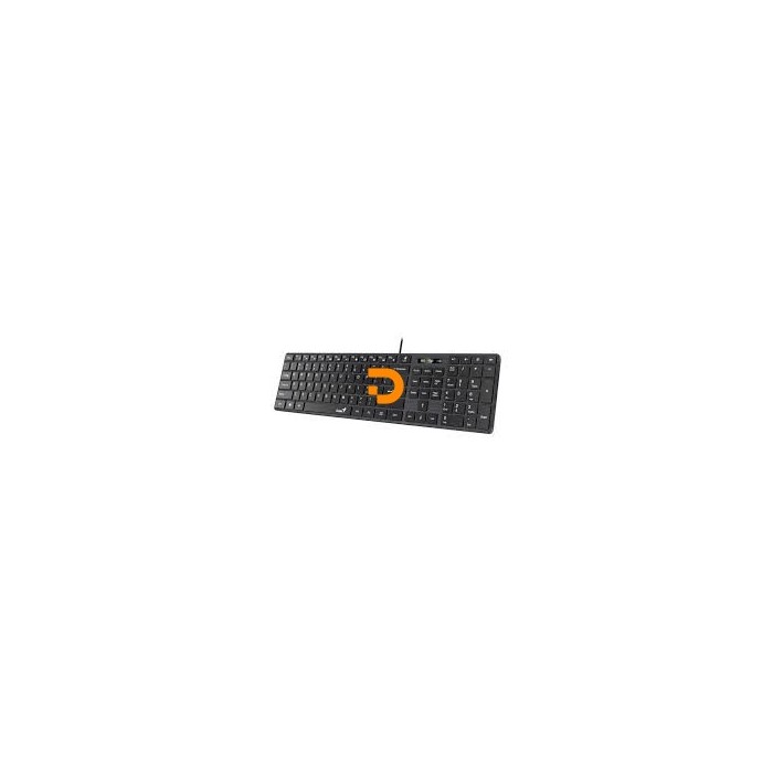 TECLADO GENIUS SLIMSTAR 126 C/FIO PRETO