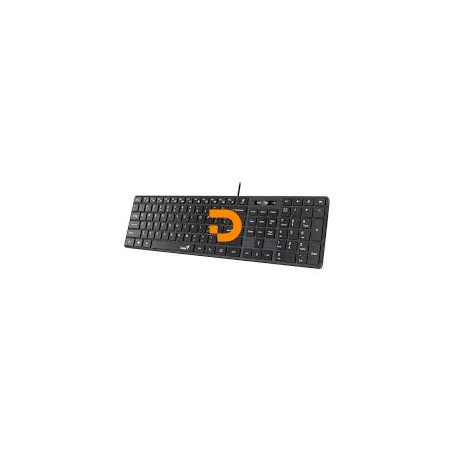 TECLADO GENIUS SLIMSTAR 126 C/FIO PRETO