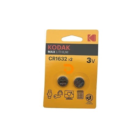 PILHA Kodak ULTRA lithium CR1632 battery (2 pack)
