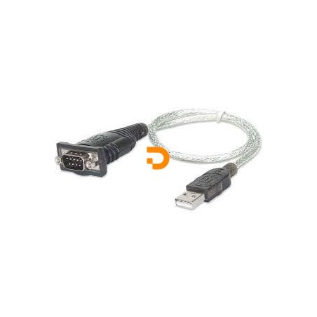 pManhattan 151856. Cor do produto: Prateado, Comprimento do cabo: 0,45 m, Conetor 1: USB A/p
