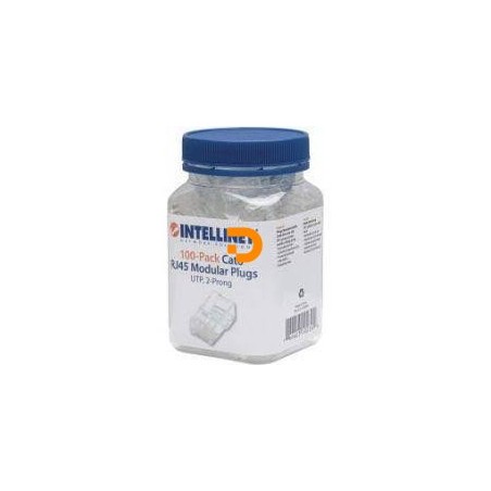 pIntellinet 502344. Conetor: RJ-45, Cor do produto: Transparente, Material: Policarbonato. Peso do produto: 180 g. Quantidade po