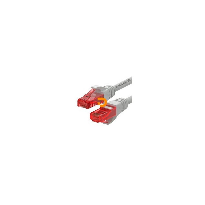 CABO REDE CAT6 10M U-UTP WP RACK AWG 26/7 CINZA
