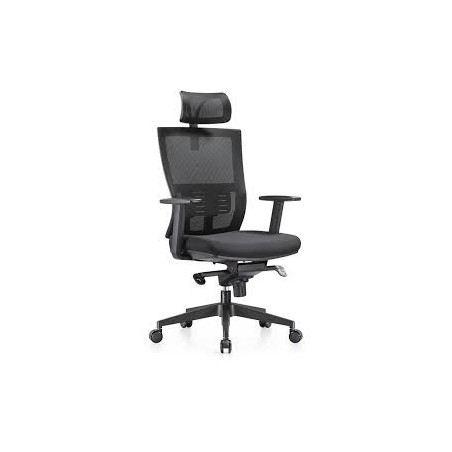 CADEIRA MESH HIGH EXEC 1NIVEIS BK