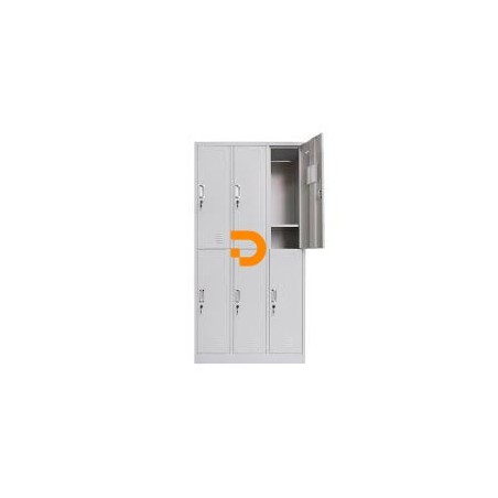 CACIFO DE 6 PORTAS 1,80X90X 40MM METALICO
