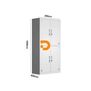 CACIFO DE 4 PORTAS 1,80X90X 40MM METALICO